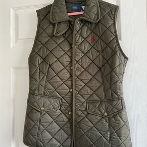 Polo by Ralph Lauren Olive Quilted Vest